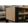 Couchtisch top e shop Topeshop STOLIK KAWOWY ŁAWA MODERN 4P Dąb Artisan Czern