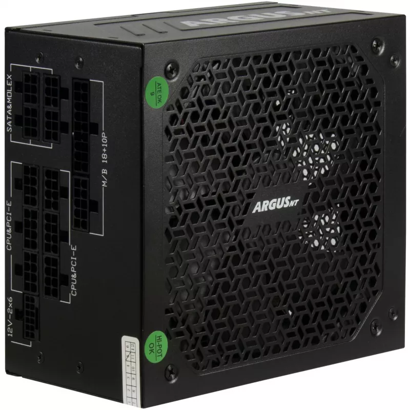 Intertech Inter-Tech ArgusNT HA-1000BA4 1000W 80+Gold ATX3.1 (1000W), PC Netzteil