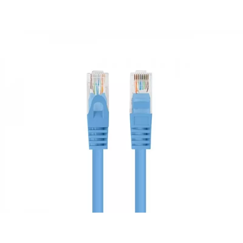 Lanberg PCU6-20CC-0200-B Cat6 U/UTP Patchkabel 2 m, Blau, 10er-Pack