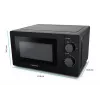 Esperanza ESTOFADO EKO011K Solo-Mikrowelle, Standgerät, 20 l, 700 W, 5 Leistungsstufen, 24,5 cm Drehteller, Schwarz