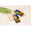 Handyhülle iKins für Samsung Galaxy Note 20 Ultra — schwarz, Café-Terrassen-Design