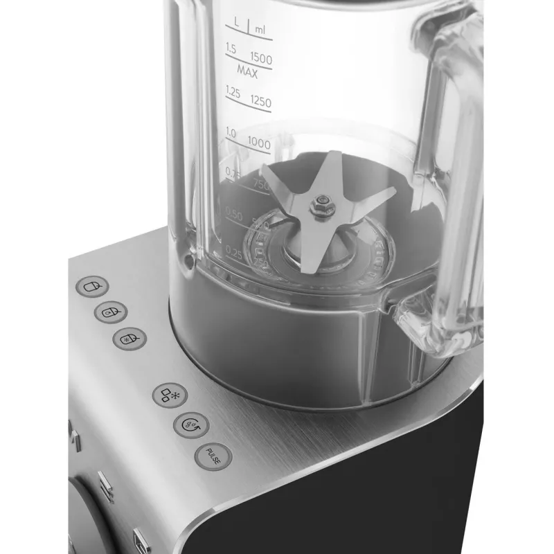 SMEG BLC01BLMEU Performance Standmixer, schwarz matt, 1,5 l