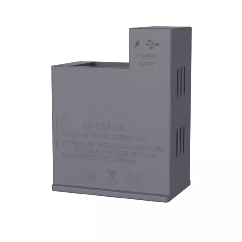 Extralink AT-USBC-JB-V3 | Konwerter PoE per USB-C | 25 W, 10/100 Mbps
