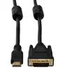 Akyga AK-AV-11 HDMI-auf-DVI-D-Kabel (24+1), 1,8 m, schwarz
