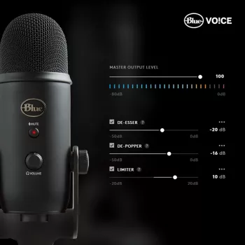 Blue Microphones Yeti Mikrofon USB Blackout
