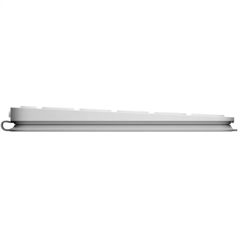 Logitech Keys-To-Go 2 kabellose Tastatur für iPad, iPhone, Mac und Apple TV, deutsches Layout, Hellgrau