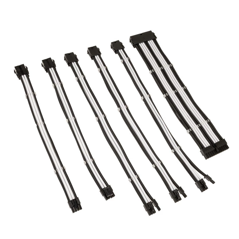 Kolink Core Adept modulares Kabelset für Netzteile (Schwarz/Weiß)