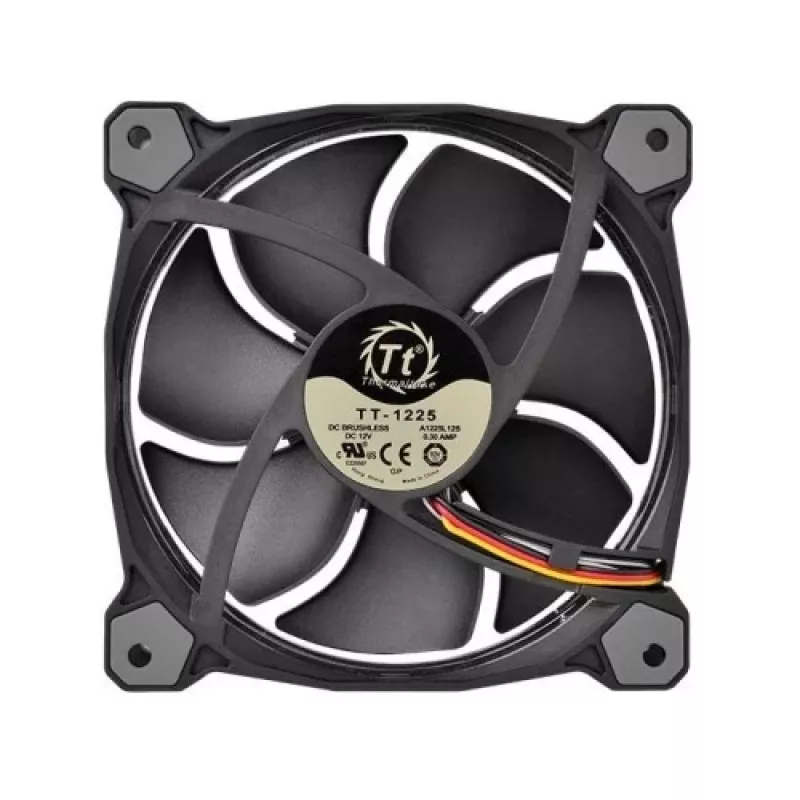 Thermaltake Riing 14 LED 256 Color CL-F043-PL14SW-B Gehäuselüfter 140 mm, 3er-Pack, 600–1400 U/min, 4-Pin