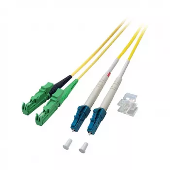 EFB Elektronik Glasfaser-LWL-Verbindungskabel [1x E2000®/APC 8°-Stecker - 1x LC-Stecker] 9/125µ Singlemode OS2 2 m EFB Elektronik (O0937.2)