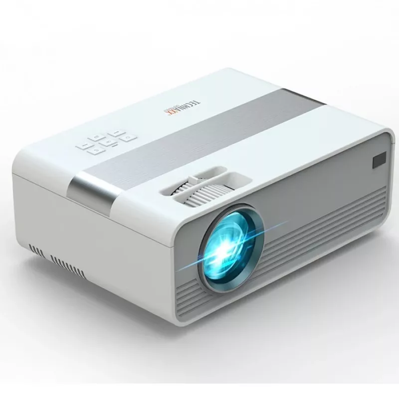Technaxx TX-127 Mini-LED-Projektor, LCD, HD 720p (1280x720), Weiß/Grau