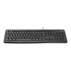 K120 Kabelgebundene Tastatur, kabelgebunden, USB, QWERTZ, schwarz