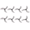 Gemfan 45-mm-Dreiblattpropeller Grau | Drohnenpropeller | 8 Stück