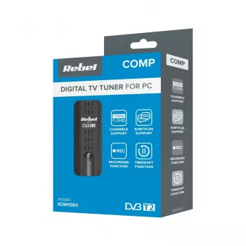 Digital TV Tuner Rebel Comp KOM1060 — DVB-T2 HEVC Receiver