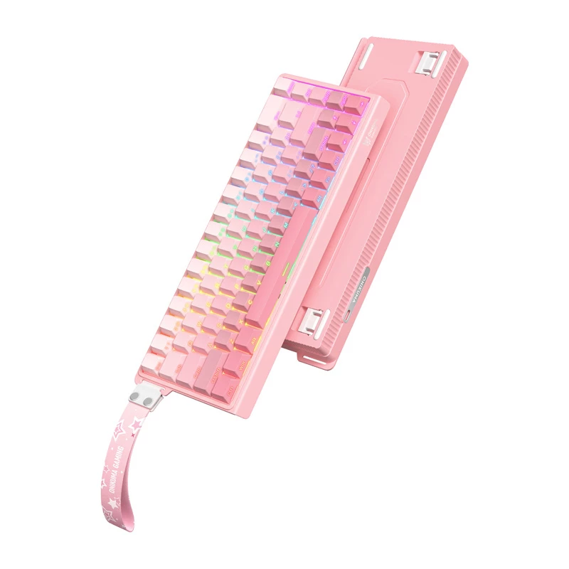 ONIKUMA G69 Tastatur, pink, QWERTY