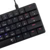 Mechanische Tastatur White Shark Nagamaki GK-006131 Schwarz US-Layout Brown Switches