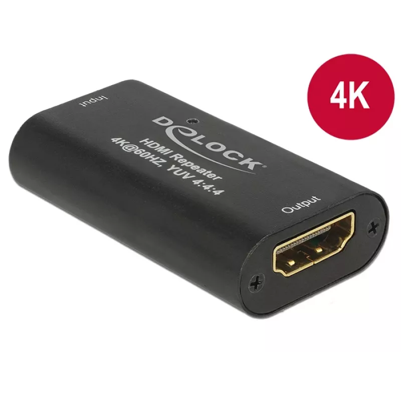 DeLOCK HDMI Repeater 4K 60 Hz, bis zu 30 m (11462)