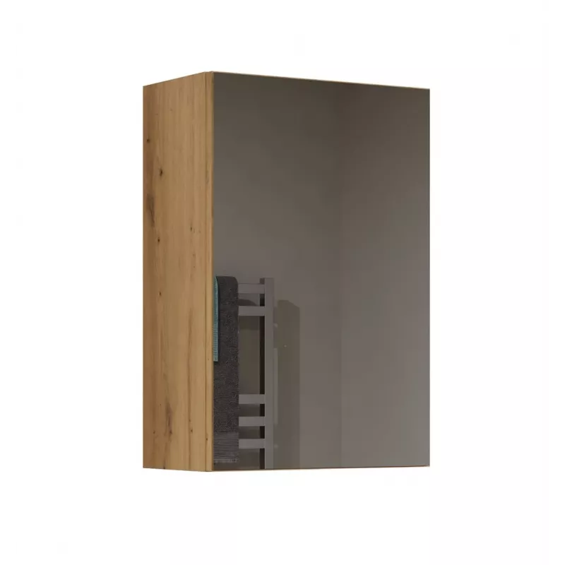 Top E Shop POLA 1DL ARTISAN Badezimmer-Aufbewahrungsschrank, Eiche