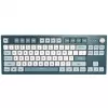 Montech MKey TKL Tastatur Gaming USB Dunkelgrau, Hellblau, Weiß
