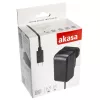 Indoor AC Fast Charger Akasa AK-PK15-02CM — 15W, USB-C 3A, 1.5 m Kabel, Schwarz