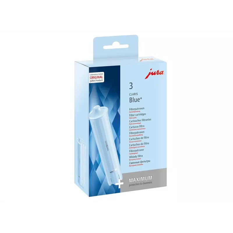 JURA CLARIS Blue+ 24231 Wasserfilter-Patrone (3 Stück)