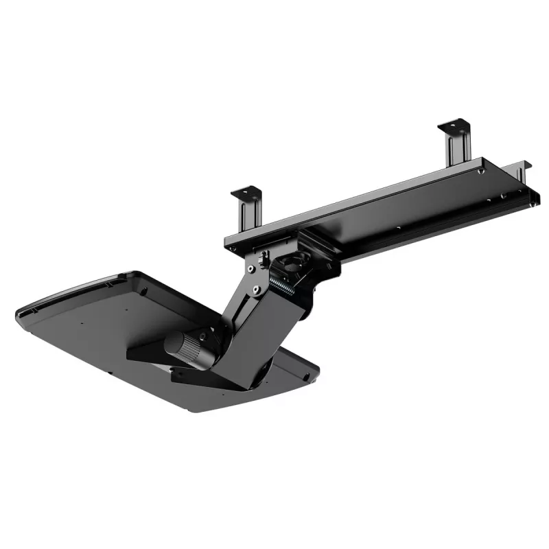 Maclean Untertisch-Tastaturhalterung, verstellbar, max. 5 kg, schwarz, MC-156 B