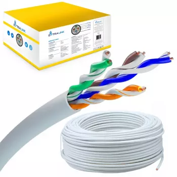 Extralink Twisted-Pair-Kabel CAT5E UTP (U/UTP) V2 Indoor 305M