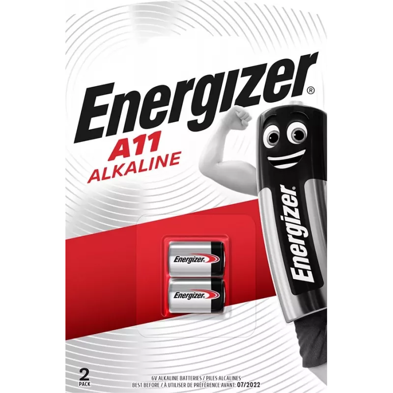 Energizer A11/E11A 6 V Alkaline-Batterie, 2 Stück