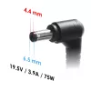 Akyga AK-ND-19 Laptop-Netzteil für Sony, 75 W, 19,5 V, 3,9 A, 6,5 x 4,4 mm + Pin