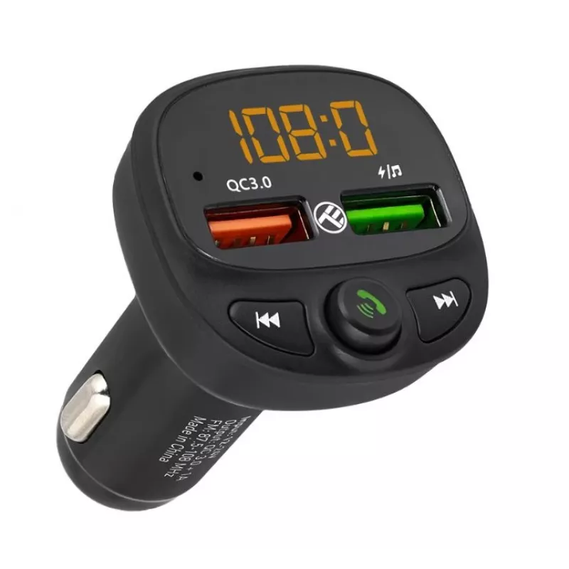 Tellur FMT-B7 Bluetooth-FM-Transmitter, Schwarz