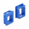 Montageset DELOCK 86764 — blaue Kunststoff-Montagezubehörteile