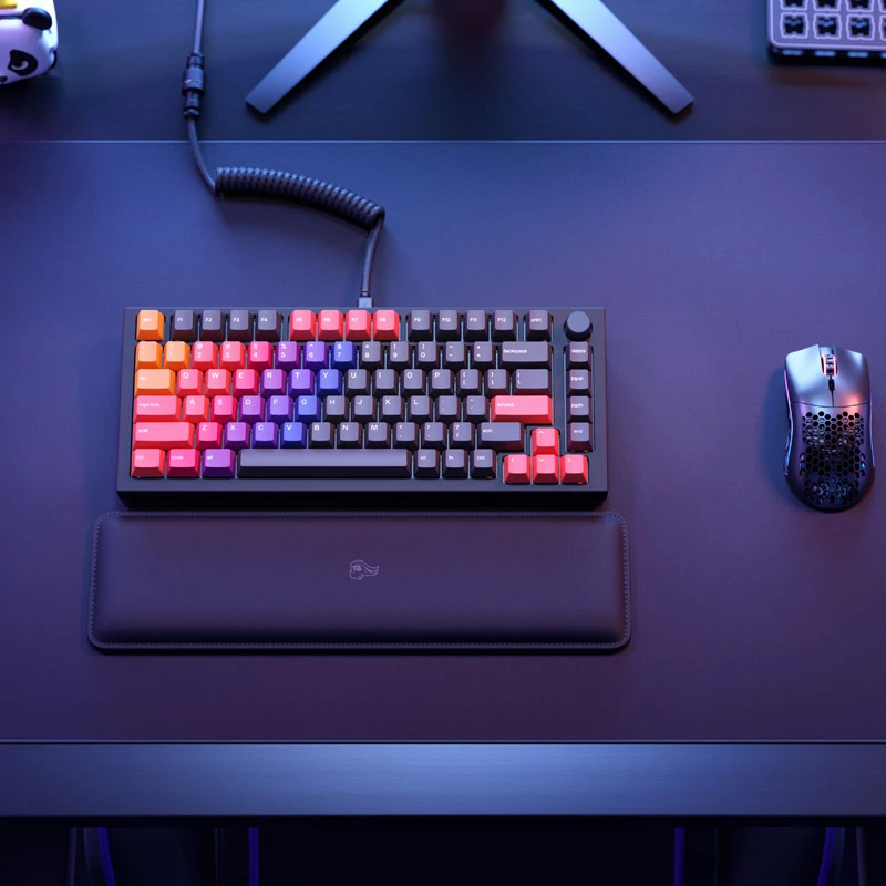Glorious GPBT Keycaps - 114 PBT Tastenkappen, ANSI, US-Layout - Celestial Fire (GLO-KC-GPBT-CF)