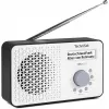 TechniSat VIOLA 200 DAB+ Digitalradiowecker, Weiß/Schwarz