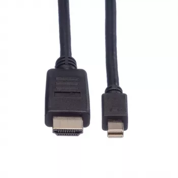 ROLINE Videokabel - Mini DisplayPort (M) auf HDMI (M)