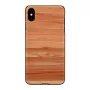 Smartphone-Hülle man and wood für iPhone XS Max — Cappuccino Schwarz Schutzhülle