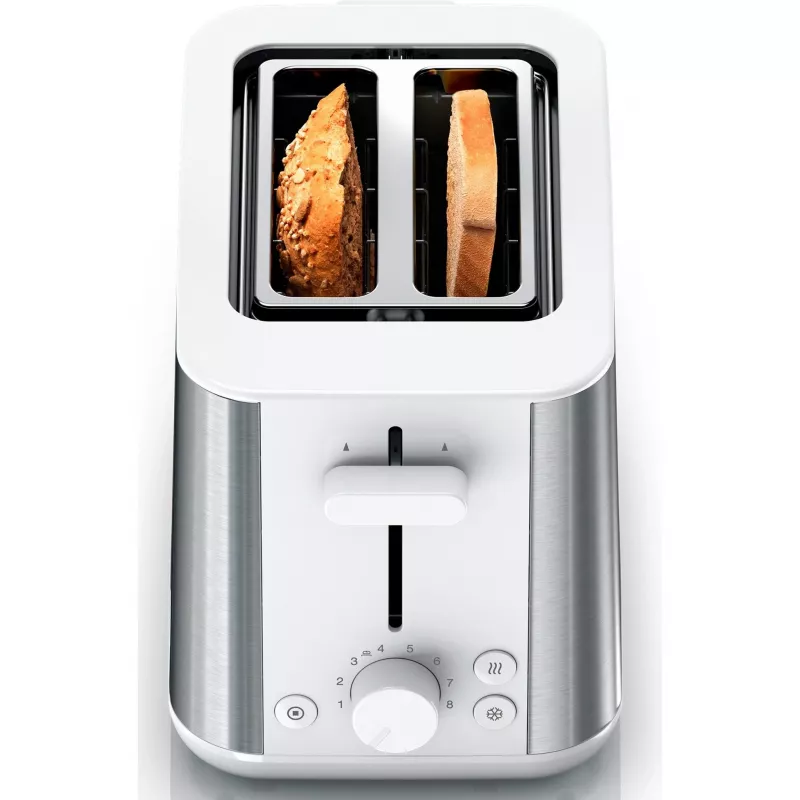 Braun HT 1510 8 2 Scheiben 900 W Edelstahl, Weiß