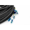 DIGITUS LWL Vorkonfektionierte Fibre Optic Universal Breakout Cable, Singlemode OS2, 8 Fasern, LC/UPC - LC/UPC