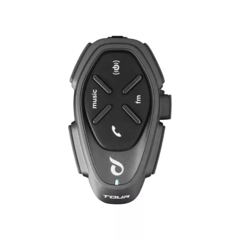 Interphone TOUR HD Motorrad-Gegensprechanlage (2 Stk.), Reichweite 1500 m, schwarz