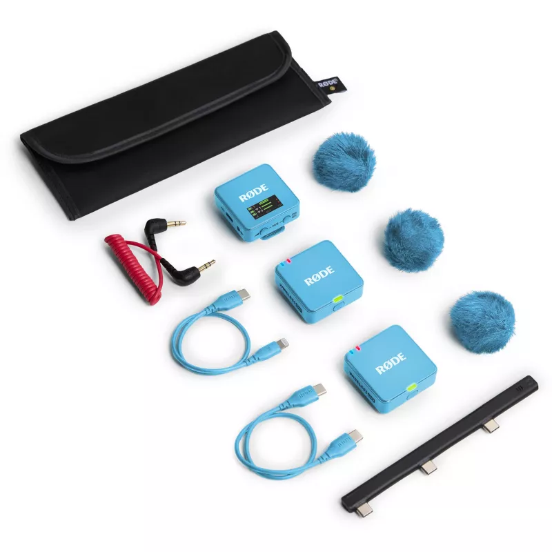 RØDE Wireless GO III Blau - kabelloses Mikrofonsystem (blau)