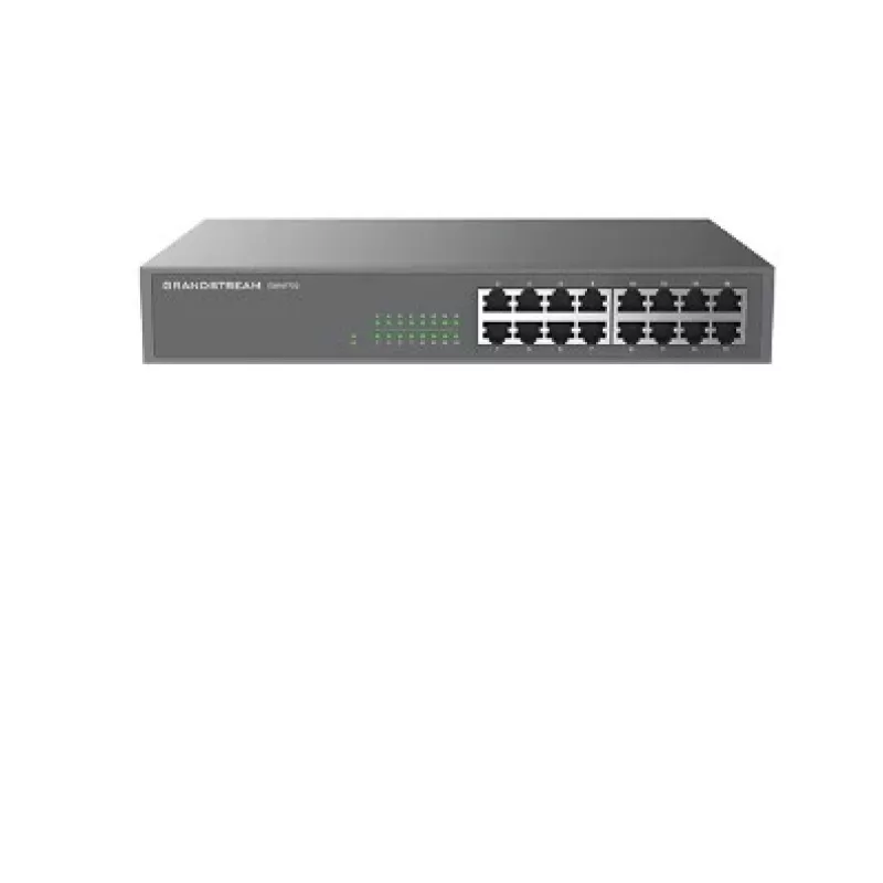 Grandstream GWN7702P 16-Port-Gigabit-Switch, unmanaged, PoE+, 8 PoE-Ports