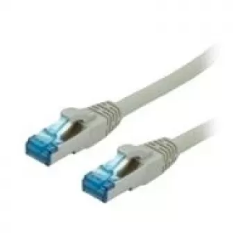 VALUE - Patchkabel - RJ-45 (M) - RJ-45 (M) - 1 m - UTP - CAT 6a - gepresst - Grau (21.99.0871)