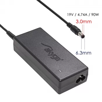 Akyga AK-ND-27 Laptop-Netzteil für Samsung, 90 W, 19 V, 4,74 A, 5,5 x 3,0 mm + Pin