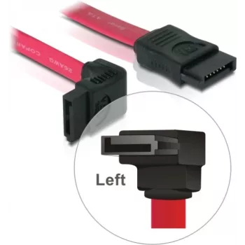 SATA-Kabel DeLOCK 84249 0,3 m Rot