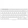 Logitech Keys-To-Go 2 kabellose Tastatur für iPad, iPhone, Mac und Apple TV, deutsches Layout, Hellgrau