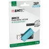 USB-Flash-Laufwerk Emtec 32 GB USB Typ-A C350 Brick 2.0 Schwarz Blau