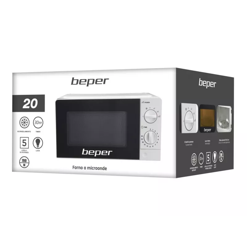 Mikrowelle Beper BF.570, 700 W, 20 L