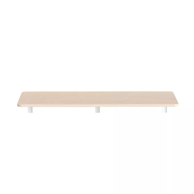 Maclean MC-128WD Wand-Klappregal, 100×40 cm, Holzoptik