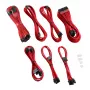 CableMod Kabel Kit C-Series PRO ModMesh RM Black Label CM-PCSR-16P3KIT-NKR-R – gesleevte Netzteil- und GPU-Kabel, ModMesh, rot