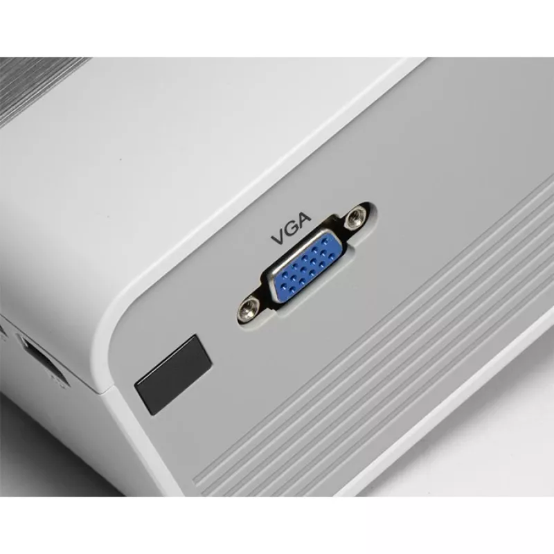 Technaxx TX-127 Mini-LED-Projektor, LCD, HD 720p (1280x720), Weiß/Grau