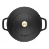 Staub Chistera 40511-472-0 Bräter 28 cm, rund, Gusseisen, 3,7 l, schwarz