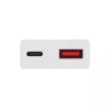 Wandladegerät Akyga AK-CH-27 30W USB-C USB-A PD GaN 5-20V / 1.5-3A weiß